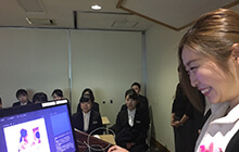 歯科衛生士専門学校の学生さん向け体験セミナーの様子